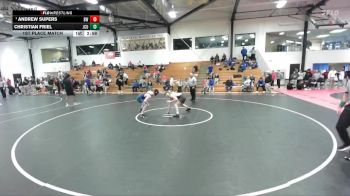 165 lbs 1st Place Match - Andrew Supers, Baldwin Wallace vs Christian Friel, John Carroll