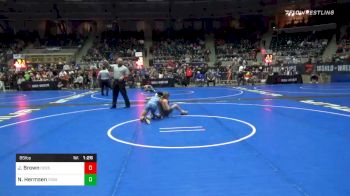 85 lbs Quarterfinal - Jet Brown, Odessa vs Nicholas Hermsen, Toss Em Up