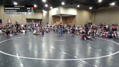 90 lbs Round 2 (6 Team) - Tyler Downey, MF Dynasty vs Jon-Reggie Daigle, NC National Team White