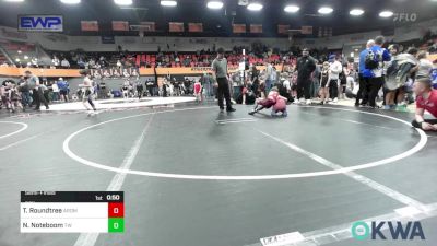 66 lbs Semifinal - Tobias Roundtree, ARDMORE TAKEDOWN CLUB vs Noah Noteboom, Tuttle Wrestling