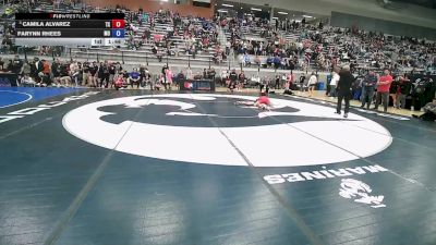 14U Girls - 100 lbs 5th Place Match - Camila Alvarez, TX vs Farynn Rhees, MO