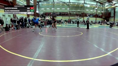 145 lbs Champ. Round 1 - Alaya Henderson, Canon-McMillan vs Caitlyn Manier, Kaneland HS