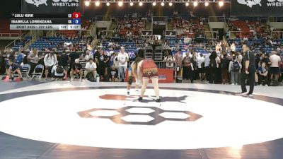 207 lbs Cons. Semis - Lulu Kirk, Kansas vs Isabella Lorenzana, California