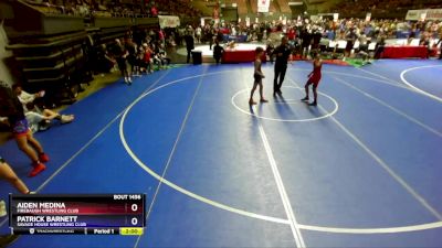 102 lbs Semifinal - Aiden Medina, Firebaugh Wrestling Club vs Patrick Barnett, Savage House Wrestling Club