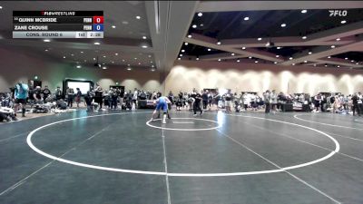 132 lbs Cons. Round 6 - Quinn McBride, Pennsylvania vs Zane Crouse, Pennsylvania