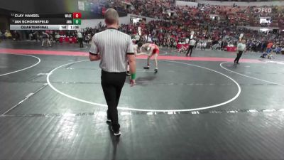 140 lbs Quarterfinal - Ian Schoenefeld, Askren Wrestling Academy vs Clay Hansel, Hudson Wrestling Club