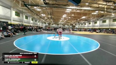 Cons. Semi - Waylon Schieffer, Sidney Wrestling Club vs Toryn Gonsalez, Sidney Wrestling Club