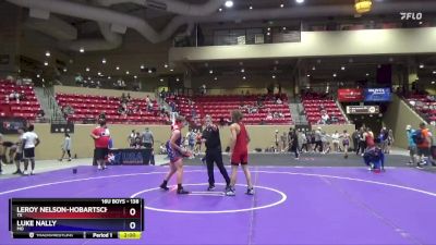 138 lbs Champ. Round 1 - Leroy Nelson-Hobartsch, TX vs Luke Nally, MO