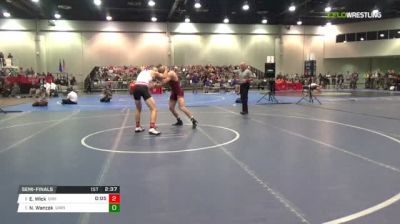 165 lbs Semifinal - Evan Wick, Wisconsin vs Nick Wanzek, Minnesota