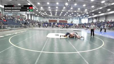 174 lbs Cons. Round 2 - Mathias Schweitzer, Rensselaer Polytechnic Institute vs Jiovanni Chambers, Utica