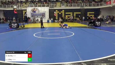 108 lbs Round Of 32 - Emory Gunby, Bishop McCort vs Luke Lilley, Connellsville