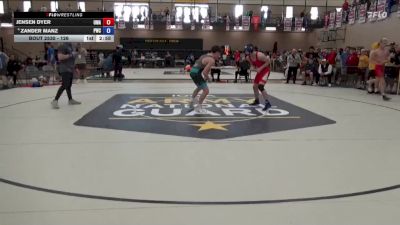 126 lbs Quarters - Jensen Dyer, Ubasa Wrestling Academy vs Zander Manz, Powerhouse Wrestling Club