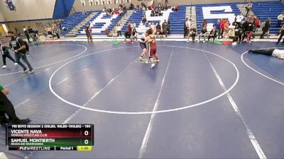 190 lbs 1st Place Match - Samuel Montierth, Ridgeline Riverhawks vs Vicente Nava, Morgan Wrestling Club