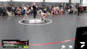 120 lbs Quarterfinal - Trevor Anderson, Team Aggression Wrestling Club vs Jackson Losee, FordDynastyWrestlingClub