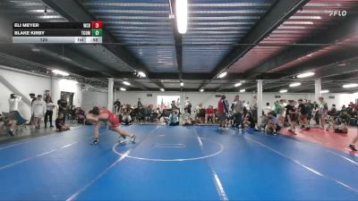 120 lbs Round 3 (6 Team) - Eli Meyer, Wrecking Crew Black vs Blake Kirby, The Compound