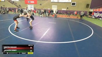 100 lbs 7th Place Match - Jackson Soney, IL vs Westin Ingham, WI