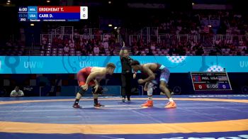 74 kg Repechage #2 - Tugsjargal Erdenebat, Mongolia vs David Aaron Carr, United States