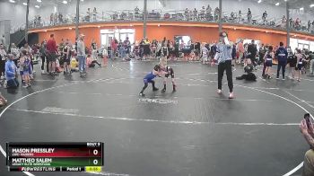 40 lbs Quarterfinal - Mason Pressley, LWC: Raiders vs Mattheo Salem, Legacy Elite Wrestling