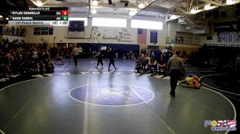 127 lbs 1st Place Match - Gage Samol, Avella Area Hs vs Rylan Quarello, Claysburg Kimmel Hs