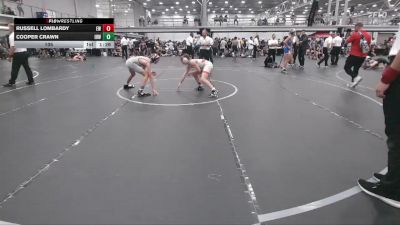 105 lbs Round 5 (10 Team) - Cooper Crawn, Iron Horse White vs Russell Lombardy, Edge Wrestling