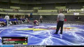 138 lbs Finals (8 Team) - Jarrett Wadsen, Saint Michael Albertville vs Carter Ban, Anoka