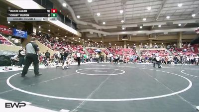 95 lbs Champ. Round 1 - Daxin Allen, Paola vs Colby Yelton, SlyFox