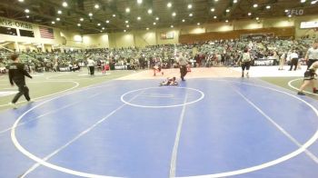 46 lbs Consi Of 16 #2 - Kayden Velasquez, Willits Grappling Pack vs Jordy Sinclair, Westside Wrestling Inc