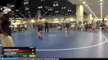 182 lbs Quarterfinals (8 Team) - Matteo Clement, Explorer WC vs Lance Parker, South Johnston