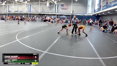 76 lbs Round 5 (6 Team) - Chase Gilbert, Mat Assassins Black vs Sammy Yerty, Full Circle