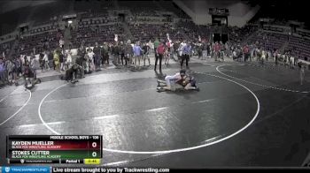 106 lbs Cons. Round 2 - Kayden Mueller, Black Fox Wrestling Academy vs Stokes Cutter, Black Fox Wrestling Academy