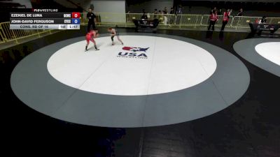 77 lbs Cons. Rd Of 16 - Ezekiel De Luna, Daniel Cormier Wrestling Club vs John-David Ferguson, Community Youth Center - Concord Campus Wrestling