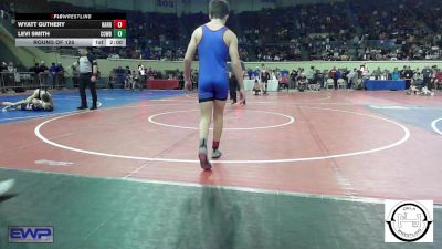 123 lbs Round Of 128 - Wyatt Guthery, Harrah vs Levi Smith, Cowboy Wrestling Club