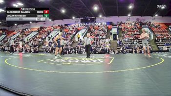 285 lbs Quarterfinals (8 Team) - Alexander Salmon, Brighton HS vs Logan Criteser, Dakota HS
