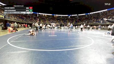 110 lbs Round Of 16 - Chase Smith, Hanover Area vs Ben Goehring, Mars