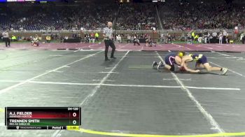 D4-120 lbs Quarterfinal - Trennen Smith, Mio-Au Sable HS vs A.J. Fielder, Hanover-Horton