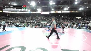 4A 113 lbs Semifinal - Wyatt Carey, Timberlake vs Ross Mcpherson, Bear Lake