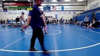 215 lbs Champ. Round 1 - Jayse Morgan, METRO CHRISTIAN vs Ayden Passmore, Mannford