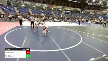 83 lbs Final - Braxton Smith, Bear Cave WC vs Michael Keith, Natrona Colts