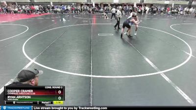 128 lbs Cons. Round 2 - Cooper Cramer, Cambridge Wrestling Club vs Ryan Arntson, Wisconsin