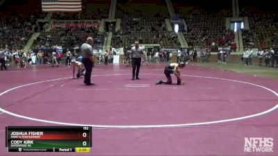 152 lbs Quarterfinal - Cody Kirk, Enterprise HS vs Joshua Fisher, Mary G Montgomery