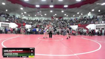 135 lbs Quarterfinal - Makenzie Myers, Western Wrestling Club vs June Wagner-Gilbert, New Palestine