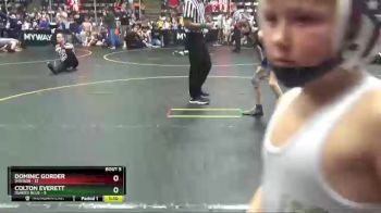 72 lbs Semis & 1st Wrestleback (8 Team) - Brady LaPlante, Dundee Blue vs Maizen Kingsland, Davison