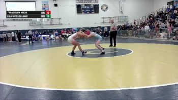 130 lbs 3rd Place Match - Madelyn Knox, Centennial vs Lila McClelland, Century