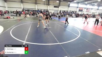 175 lbs Semifinal - Kevin Santiago, Aztec WC vs Daniel Gutierrez, Relentless WC