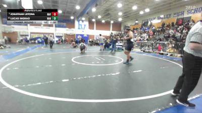 285 lbs Champ. Round 1 - Jonathan Letona, Mayfair vs Lucas Ingrao, Marina