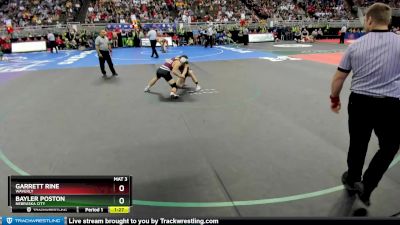 Semifinal - Bayler Poston, Nebraska City vs Garrett Rine, Waverly