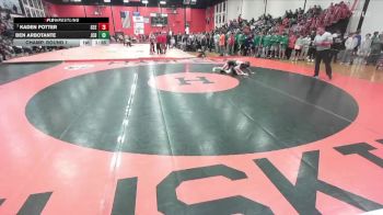 126 lbs Champ. Round 1 - Kaden Potter, St. Charles (EAST) vs Ben Arbotante, Algonquin (JACOBS)