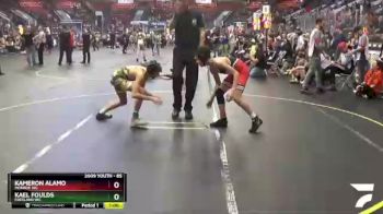 85 lbs Cons. Round 3 - Kael Foulds, Freeland WC vs Kameron Alamo, Monroe WC