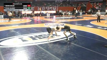 1A 138 lbs Champ. Round 1 - Devin Ehler, Fithian (Oakwood) vs Ryan Alaimo, Yorkville (Christian)