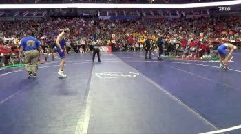 2A-138 lbs Champ. Round 2 - Liam Adlfinger, Wilton vs Jaxson Mehlert, Benton Community